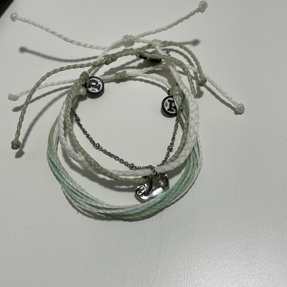 three pura vida bracelets